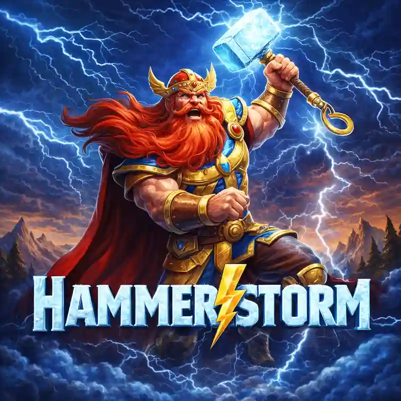 Hammerstorm Slot Game Logo